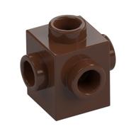 Brick Special 1 x 1 Studs on 4 Sides (Brown)