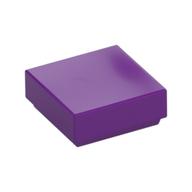 Tile 1 x 1 with Groove (Purple)