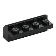 Brick Curved 2 x 4 x 1 1/3 (Black)
