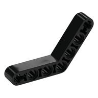 Technic Beam 1 x 7 Bent (4 - 4) Thick (Black)