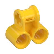 Technic Axle and Pin Connector Perpendicular Double (Yellow)
