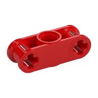 Technic Axle and Pin Connector Perpendicular 3L with Centre Pin Hole (Red)