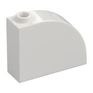 Brick Curved 1 x 3 x 2 (White)