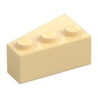 Brick Wedged, Angled 3 x 2 Right (Tan)