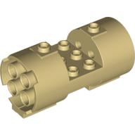 Cylinder 3 x 6 x 2 2/3 Horizontal Hollow Studs (Tan)