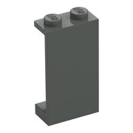 Panel 1 x 2 x 3 [Hollow Studs] (Dark Gray)