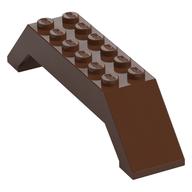 Brick Sloped 45° 10 x 2 x 2 Double (Brown)