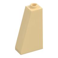 Brick Sloped 75° 2 x 1 x 3 with Hollow Stud (Tan)