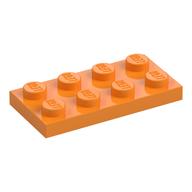 Plate 2 x 4 (Medium Orange)