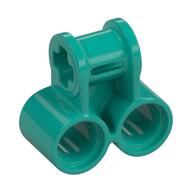 Technic Axle and Pin Connector Perpendicular Double (Dark Turquoise)