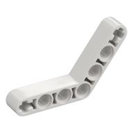 Technic Beam 1 x 7 Bent (4 - 4) Thick (White)
