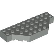 Brick Wedged 4 x 10 with Cut Corner (Light Gray)
