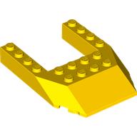 Brick Wedged, Sloped 6 x 8 Cutout (Yellow)