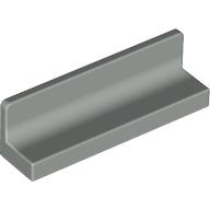 Panel 1 x 4 x 1 with Rounded Corners [Thick Wall] (Light Gray)