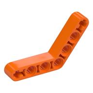 Technic Beam 1 x 7 Bent (4 - 4) Thick (Orange)