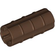 Technic Axle Connector Ridged [with x Hole x Orientation] (Brown)