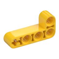 Technic Beam 2 x 4 L-Shape Thick (Yellow)