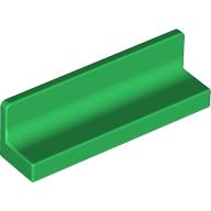 Panel 1 x 4 x 1 with Rounded Corners [Thick Wall] (Green)