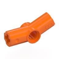 Technic Axle and Pin Connector Angled #3 - 157.5° (Orange)