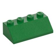 Brick Sloped 45° 2 x 4 (Green)