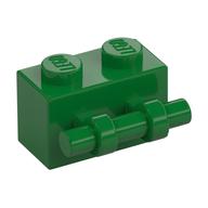 Brick Special 1 x 2 with Handle (Green)
