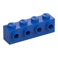 Brick Special 1 x 4 with 4 Studs on One Side (Blue)
