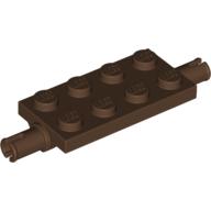 Plate Special 2 x 4 with Pins (Brown)