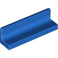 Panel 1 x 4 x 1 with Rounded Corners [Thick Wall] (Blue)