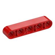 Technic Beam 1 x 5 Thick (Red)