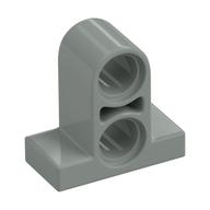 Technic Pin Connector Plate 1 x 2 x 1 2/3 [Two Holes On Top] (Light Gray)