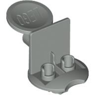Sports Soccer Minifig Stand (Light Gray)