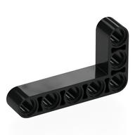 Technic Beam 3 x 5 L-Shape Thick (Black)
