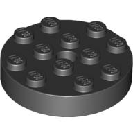 Turntable 4 x 4 Top, Locking (Black)