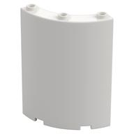 Panel 4 x 4 x 6 Quarter Cylinder (White)