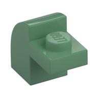 Brick Curved 1 x 2 x 1 1/3 with Curved Top (Sand Green)