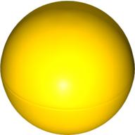 Ball, Hard Plastic, 51mm (approx. 6 studs diameter) (Yellow)