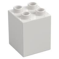 Duplo Brick 2 x 2 x 2 (White)