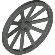 Wheel Wagon Huge (43mm D.) (Dark Gray)