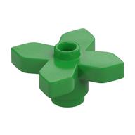 Plant, Flower 2 x 2 Leaves - Angular (Bright Green)