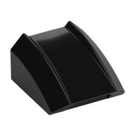 Brick Curved 2 x 2 with Lip, No Studs (Black)