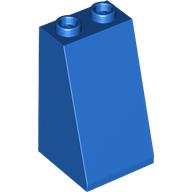 Brick Sloped 75° 2 x 2 x 3 [Hollow Studs] (Blue)
