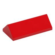 Brick Sloped 45° 2 x 4 Double (Red)
