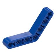 Technic Beam 1 x 7 Bent (4 - 4) Thick (Blue)