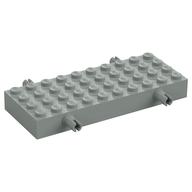 Vehicle Base, Brick Special 4 x 10 with 4 Pins (Light Gray)