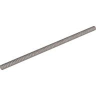 Hose, Ribbed 7mm D. 24L / 19.2cm (Pearl Light Gray)