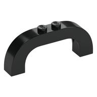Brick Arch 1 x 6 x 2 Curved Top (Black)