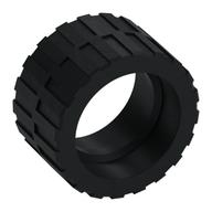 Tyre 24 x 14 Shallow Tread (Tread Small Hub) (Black)