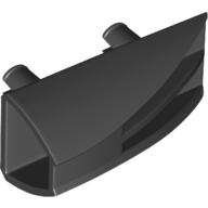 Fairing 1 x 4 Side Flaring Intake with Two Pins (Black)