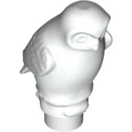 Animal, Bird, Owl Large, Rounded Features (White)