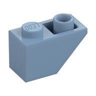 Brick Sloped Inverted 45° 2 x 1 (Sand Blue)